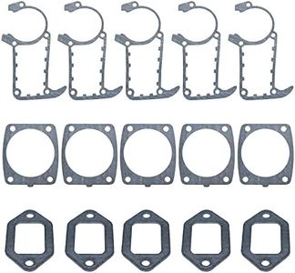 Mtanlo Crankcase Cylinder Muffler Gaskets Kit Crankcase Gasket Cylinder Gasket Muffler Gasket for Stihl MS361 11350290500 1135 029 2300