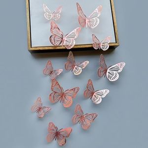 3D Butterfly Stickers for Graduation Caps, Wall Decorations, Birthday Party, Cake Decorations, Arts and Crafts Projects