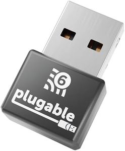 Plugable USB 2.0 Wireless N 802.11n 150 Mbps Nano WiFi Network Adapter (Realtek RTL8188EUS Chipset) Plug and Play for Windows.
