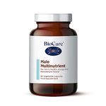 BioCare Male Multinutrient | High Potency Multinutrient for Men’s Health | Supports Energy, Testosterone Levels, Cardiovascular Health & Fertility - 60 Capsules