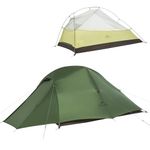 Naturehike Upgraded Cloud Up 3 Person Tent Lightweight Backpacking Tent for Camping Hiking,Waterproof Backpacking Tent with Footprint,Free Standing Dome Tent