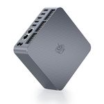 Beelink Ai Mini PC EQR6 7735HS AMD Ryzen 7 Processor(8C/16T, up to 4.75GHz), Micro Computer 24GB DDR5 500GB SSD Radeon 680M, Mini Computers Dual HDMI/4K 60Hz/WiFi6/BT5.2 Home/Office/HTPC W11 Pro