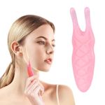 YESHLiky Portable Gua Sha Tool, Nose & Chin Shaper, Multifunctional Massager, Natural Pain Relief, Acupressure for Anxiety Migraine Muscle Pain or Other Pain/Stress Situations (Pink)