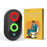 5 Minute Timer for Toilet, Funny Gift for Dad Mum, Festival Novelty Gift for Father's Day, Birthday, Christmas, Stocking Stuffer, Thanksgiving, White Elephant, Waterproof Timer with Lights (Black)