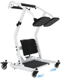 Stand Assist Lift, Upgraded Sit to Stand Patient Transfer Chair for Elderly & Disabled, Patient Transfer Lift for Home Care Use, Adjustable Height and Width, 400 lbs Capacity