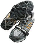 Yaktrax Pro Heavy Duty Traction Hiking Cleats, Durable Rubber Strap & Strong 1.4mm Stainless Steel Coils, Provides Traction In Ice & Snow, Silver, Small, UK 5-8