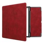 kwmobile Cover Compatible with Amazon Kindle Scribe Cover - eReader Case - Dandelion Love Dark Red