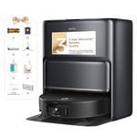 MOVA Z60 Ultra Roller Complete Robot Vacuum and Mop, Real-time Fresh Water Mopping, Auto Carpet Shield, Extendable for Edge Cleaning, 28000Pa Suction with Anti-Tangle DuoBrush, 8cm Obstacle Freedom