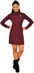 Rubie's Women's Star Trek: Beyond Uhura Deluxe Costume Dress, Red, Small