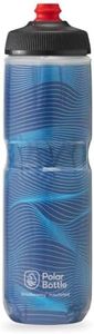 Polar Bottle Breakaway Insulated Cycling & Sports Squeeze Bottle - BPA Free, 24 oz, Jersey Knit - Night Blue