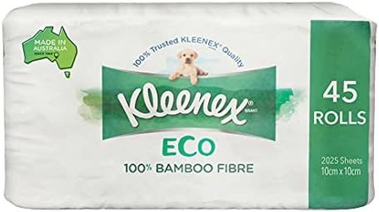 Kleenex Eco Bamboo Fibre Toilet Tissue, 180 Sheets x 9 Rolls