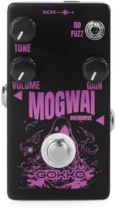 GOKKO Mogwai Overdrive Fuzz Effect Pedal Versatile Guitar Effects Pedal with Overdrive and Fuzz Modes (GK-61)