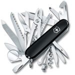 Victorinox Swiss Champ 33 Function Pocket Knife, Black