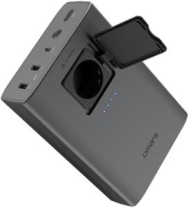 Omars Caricatore per laptop da 24000 mAh/88 Wh, caricabatterie di grande capacità con presa AC da 90 W, USB C da 18 W, ingresso/uscita PD, uscita USB A, batteria a ricarica rapida di emergenza