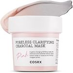 COSRX Pink Pore Clarifying Charcoal Mask 3.8 fl. oz / 110g Blackheads, Pores, Acne Control, Color Changing Fun Skincare, Detox Face Clay Mask, Wash Off Type, Korean Skin Care