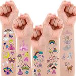 Party Propz Princess Theme Birthday Party Decorations Tattoos For Kids - 10Set For Girls - Princess Birthday Party Decoration/Princess Theme Decoration/Birthday Decoration Items for Girls