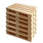 NUOBESTY Wood Pallet Coasters,Drink Coasters Beverage Holder for Hot Drinks,Beer,Wine,Set of 6