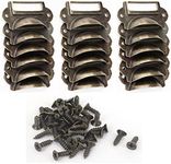 LGEGE 18pcs Bronze Drawer Label Pul