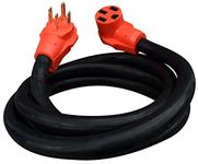 Valterra A10-5010EH Mighty Cord® RV 50-Amp Extension Cord, 10-Foot Power Extension Cord, Red