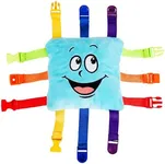 Buckle Toys - Bubbles Square - Toddler Learning Activity - Develop Motor Skills and Problem Solving - Travel Toy for Toddlers 1-3