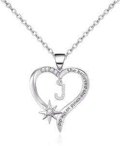 Nymerianoble College Graduation Gifts for Her 2024 Initial Necklace J Graduation Necklaces for Her 2024 Best Graduation Gifts High School Graduation Gifts for Girls Daughter Best Friends