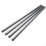 Aala (2pcs) SS Smooth Rod 8mm OD 1000mm (1mtr) Long for 3D Printer CNC Robotics DIY Projects