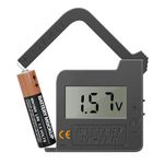 Serplex® LCD Digital Battery Tester 1.2V-4.8V/9V Battery Meter Battery Portable Battery Capacity Tester Universal Battery Checker for AA Battery/AAA Battery/LR44/CR2023/3.7V Lithium Battery