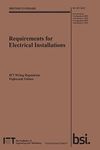 Requirements for Electrical Installations, IET Wiring Regulations, Eighteenth Edition, BS 7671:2018+A2:2022 (Electrical Regulations)