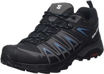 SALOMON Men's X Ultra Pioneer Gore-Tex Hiking Shoe, Black/Magnet/Bluesteel, 9 UK