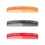 Lily Multicolour Dressing Hair Combs For Women, Pack of 3