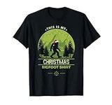 Merry Xmas Bigfoot T-Shirt Santa Sq