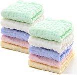 Baby Muslin Washcloths - Natural Mu