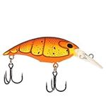 Berkley Money Badger Fishing Lure, Spring Craw, 1/4 oz, 2.1in | 5cm, Hybrid Baitfish-Crayfish Design, Patented FlashDisc Technology, Equipped with Sharp Fusion19 Hooks