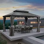 PURPLE LEAF 10' X 14' Gazebo with M