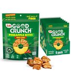 Dole Good Crunch Pineapple with Chili Dried Fruit Bites, Gluten Free & Vegan Snack, 1.4oz Bags (Pack of 6)