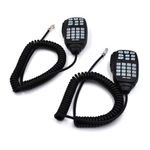 Szcmawo (2-Pack) HM-133V Handheld Speaker Mic Microphone for ICOM ID-800H ID-880H IC-2200H IC-2800H IC-208H IC-2820H IC-V8000 RJ-45 8-pin Plug