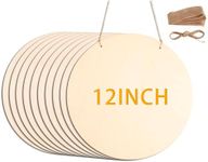 10Pcs 12 Inch Wood Circles for Craf