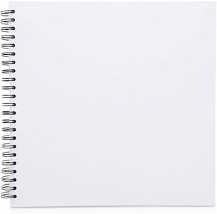 Paper Junkie 12 x 12 Inches White Scrapbook Album with 40 Sheets