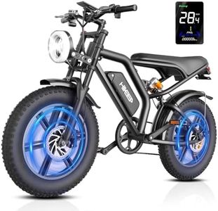 HiKeep 20" Fat Tire Electric Bike, 1000W Motor