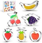 WGPG Fruit Shape Cookie Cutters - 6