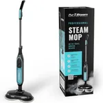 PurSteam ScrubMaster Steam Mop with Dual Scrubbing Head, LED Headlights, Adjustable Steam Control, Anti-Slip Swivel Head, Cable Holder & Upright Lock