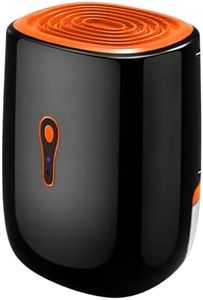 Miraklass 800ML Dehumidifier Low Noise, Moisture Absorber, Removable Water Tank, Automatic Shut-Off, Energy-Efficient, Home Air Purifier, Black
