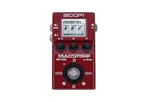 Zoom MS-60B/UK Multistomp Bass Pedal Bass stompbox, red