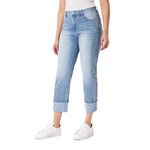 Angels Forever Young Women's Signature Straight Crop Jeans, Nashville, 22 Plus