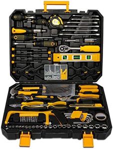 298 Pcs Home Tool Kit Set, Mechanic Tool Set for Car Motorbike Repair Daily Maintenance, Household DIY Tool Box with Tools Included, Hammer Pliers Screwdrivers Basic Hand Tool Sets