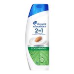 Head & Shoulders 2-in-1 Cool Menthol Anti Dandruff Shampoo + Conditioner for Women & Men, With Almond Milk (180 ml)