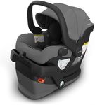 UPPAbaby Mesa V3 Infant Car Seat - Easy Installation + SmartSecure Technology - Attaches to Stroller | Base + Infant Insert Included - Greyson (Charcoal Mélange)