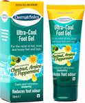 Dermatonics Ultra Cool Foot Gel | for The Relief of Hot, Tired and Heavy Feet and Legs | Suitable for Vegetarians | with Chestnut, Arnica, Peppermint and Manuka Honey | 70ml