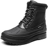 Bruno Marc Men's Insulated Waterproof Snow Boots Warm Fur Lined Outdoor Winter Boot Black,Size14,SBSB229M