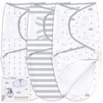 Mama Cheetah Baby Swaddle Blanket with Zipper, Newborn Swaddle Sack, Baby Swaddles Sleep Sack 0-3 Months, Baby Swaddle Wrap with Easy Change Zipper for Baby Boy & Baby Girl, 3-Pack